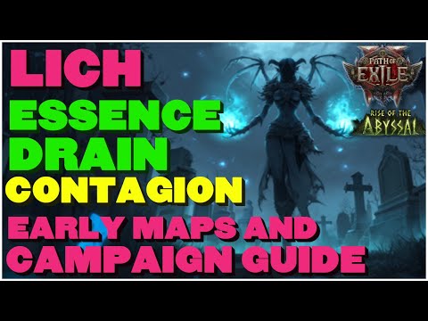 [POE2 0.3] Essence Drain and Contagion - Early Maps and Campaign Guide - Blast Your Way To Maps!