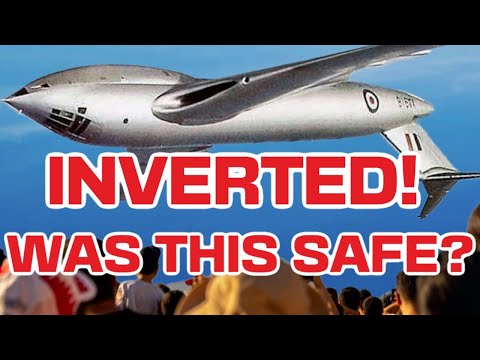 INSANE Manoeuvre Handley Page Victor Flying Inverted!