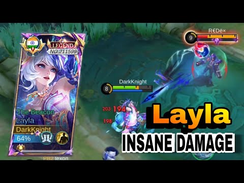 Layla New INSANE DAMAGE Build and Emblem (100% BROKEN Build)