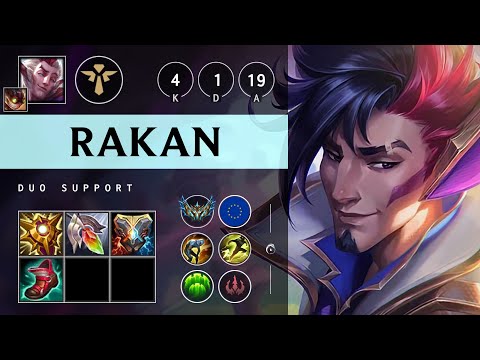 Rakan Support vs Pyke - EUW Challenger Patch 25.11