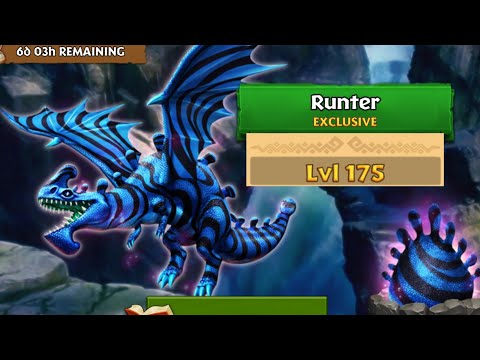 RUNTER MAX LEVEL 175 TITAN MODE - Exclusive Snifflehunch - Dragons: Rise of Berk