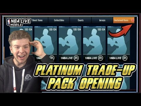100+ OVR PLATINUM TRADE-UP PACK OPENING! | NBA LIVE MOBILE 19 S3 VARIETY PACK OPENING Video