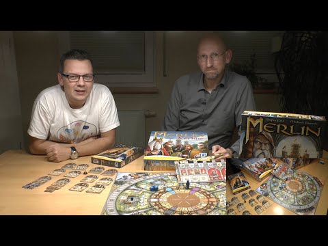 Stefan Feld stellt Merlin von Queen Games und alle Erweiterungen vor (Interview)