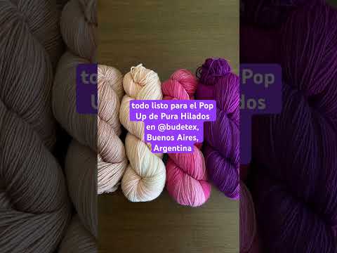 Pop Up de Pura Hilados en Budetex, en Buenos Aires, 4/10/25