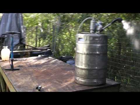 Beer Keg Portable Hot Shower No Electricity or Propane Required