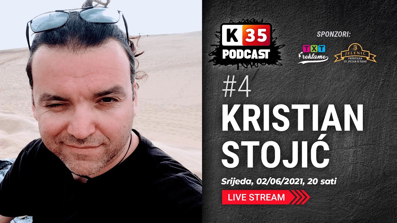 Organizator evenata i glazbeni promotor Kristian Stojić u podcastu Kadar35