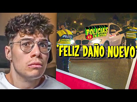 UNICORNIO Reacciona a Policias En Accion - Año Nuevo