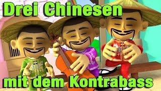 Drei Chinesen mit dem Kontrabass | Kinderlieder zum Mitsingen | Jippiedoo