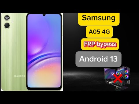 samsung A05 5G frp bypass android 14 / 13 without pc
