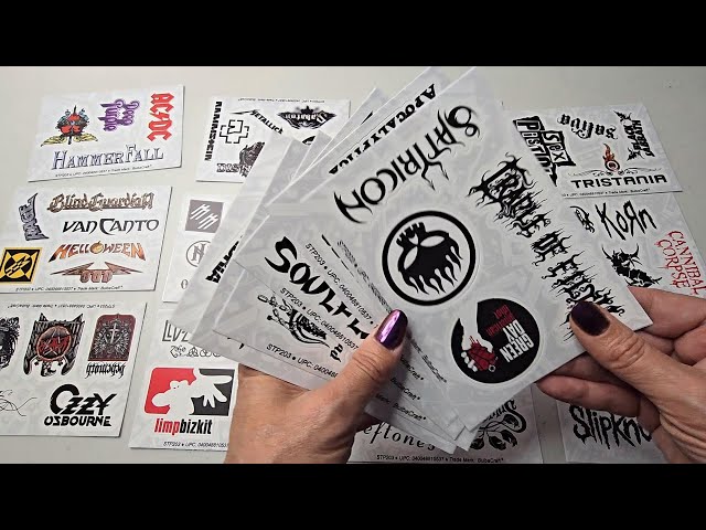 Vídeo relacionado con 100 Pegatinas de Rock Banda, Cool Metal Punk MúSica Pegatinas, Moda Hip-Hop Graffiti Pegatinas, Pegatinas de Vinilo de Bomba, para Laptop Skateboard Guitarra Monopatín, Adolescentes Adultos