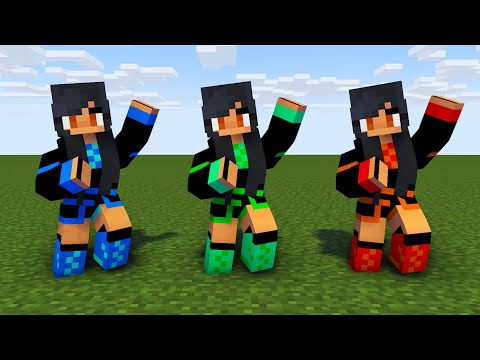 MONSTER SCHOOL | K/DA - POP/STARS APHMAU SISTERS ELEMENTAL | MINECRAFT ANIMATION