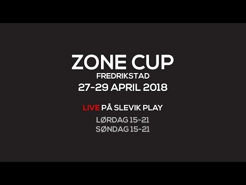 LØRDAG - ZONE CUP - Fredrikstad 27-29 April 2018