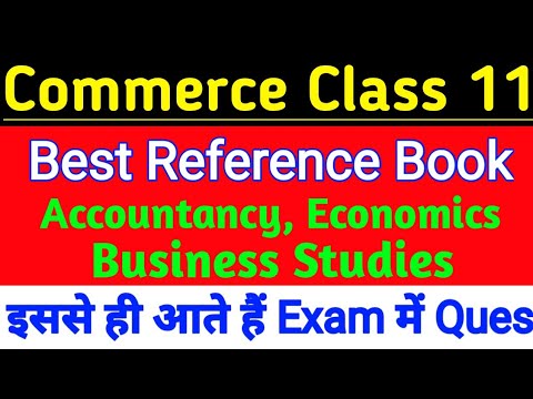 Best reference books for commerce students class 11