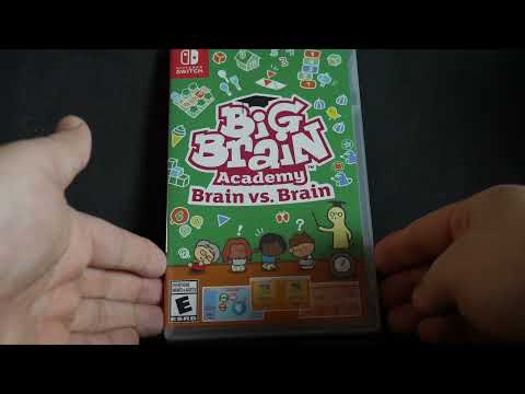 Big Brain Academy Brain vs Brain (Switch) Unboxing