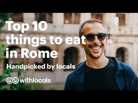 The top 10 things to eat in Rome 👫 Handpicked by locals 🍕