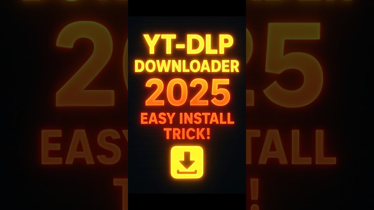 YT - DLP DOWNLOADER 2025 EASY TO UESE 2025