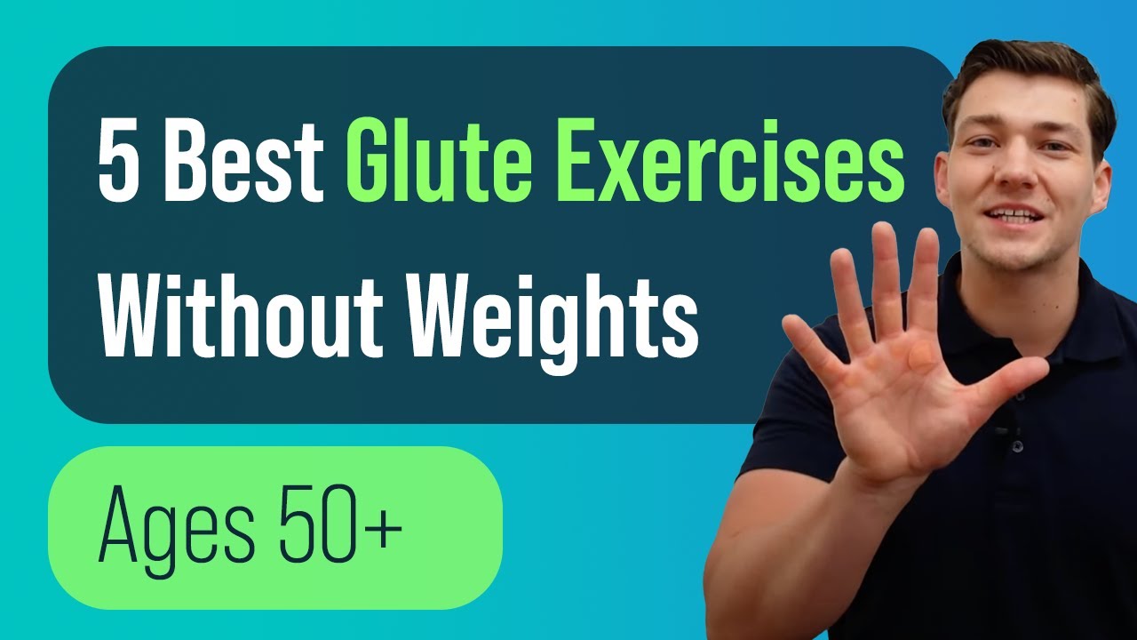 5 Best Glute Exercises Without Weights (Ages 50+)