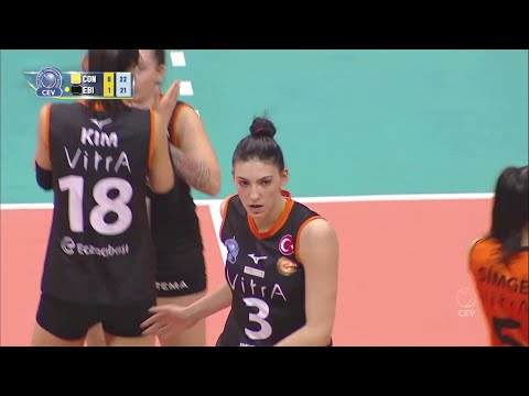 Tijana Boskovic | 2019.03.14 CEV Champions League | Quarter Final | CON vs EBI (5-3)