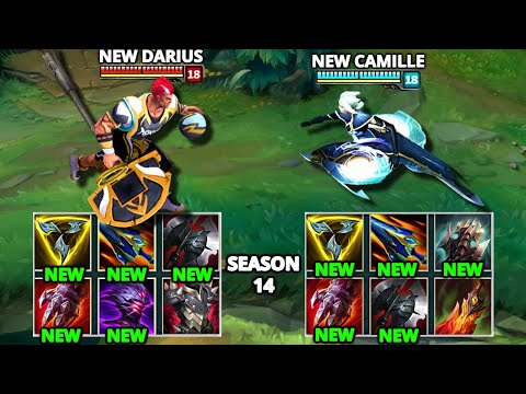 NEW CAMILLE vs NEW DARIUS FULL BUILD FIGHTS & Best Moments!