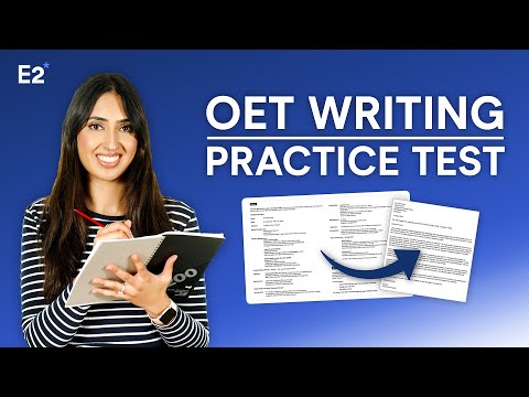 OET Writing Sample Practice Test - 2025!