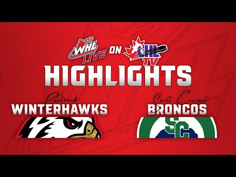 Portland Winterhawks at Swift Current Broncos 01/18 | WHL Highlights 2024-25