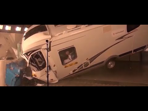 Compilation de Crash Test sur les Camping-cars