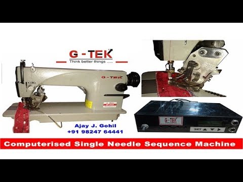 Single Needle Sequence Machine Video
