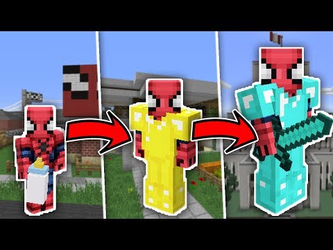 ÖRÜMCEK ADAM'IN ÇOCUKLUĞU - Minecraft