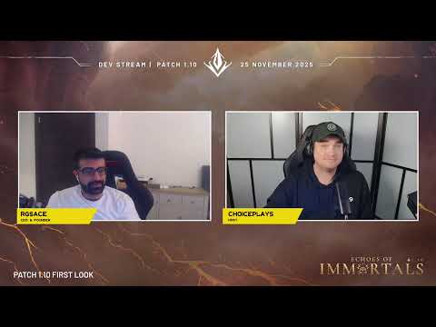 Echoes of Immortals Livestream REVEAL | Predecessor Dev Stream