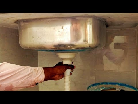 Installation of sink waste coupling