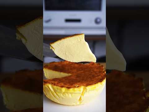 材料3つ！ボウルそのままバスクチーズケーキ作り方！#簡単レシピ