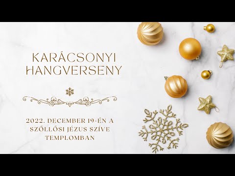 KARÁCSONYI HANGVERSENY 2022