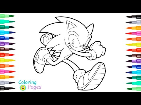 Sonic the Hedgehog Coloring Pages / How to Color /