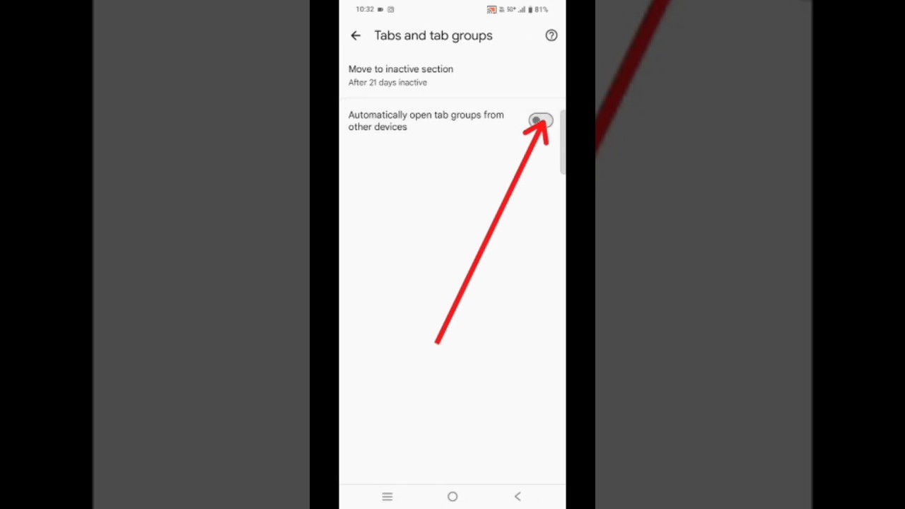 How to Stop Chrome Auto Opening Tab Groups from Other Devices | Chrome Sync Off#shorts