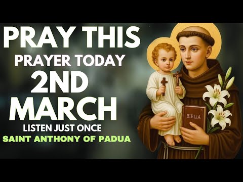 QUICK MIRACLE PRAYER TO ST ANTHONY OF PADUA|LISTEN TO THIS PRAYER JUST ONCE AND OBTAIN YOUR MIRACLES