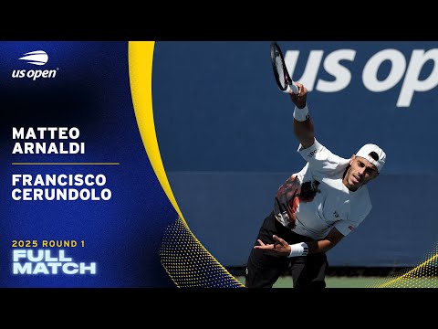 Matteo Arnaldi vs. Francisco Cerundolo Full Match | 2025 US Open Round 1