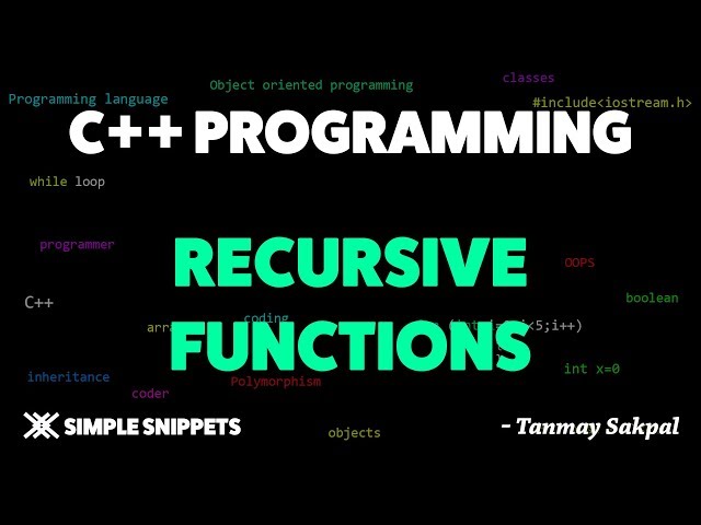 Thumbnail of Recursion in functions lesson