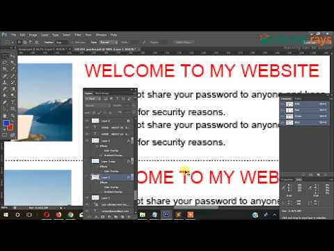 1 PSD To HTML5 | Creating Basic layout Tutorial Rays | By Umar Rahman