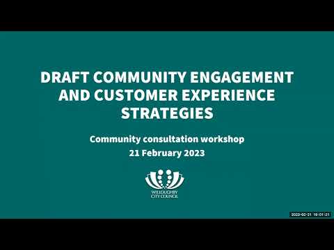 Community consultation session 21 February 2023