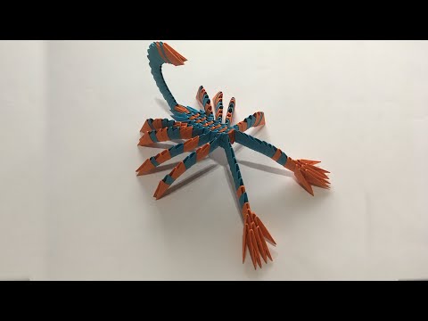 3D Origami Scorpion | Handmade