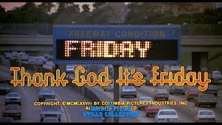Download lagu Thank God It's Friday (1978) title sequence mp3 Download lagu Thank God It's Friday (1978) title sequence mp3
