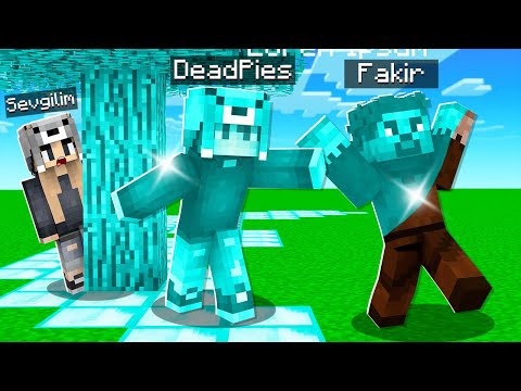 24 SAAT BOYUNCA DOKUNDUĞUM HER ŞEY ELMAS 😱 - Minecraft
