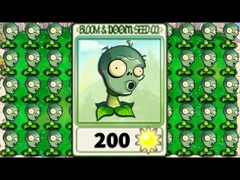PvZ 1 Mod ZomPlants vs Zombotany - Repeater ZomPlants VS All Zombotany 2