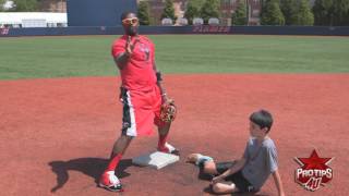 Fielding Tips: How to Properly Tag Out a Runner at 2nd Base with Brandon Phillips