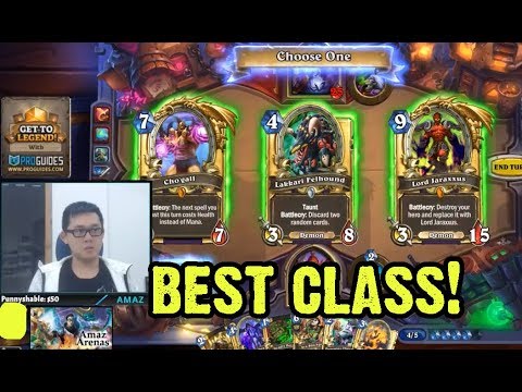 Amaz 12 wins Arena with Rogue - Best Class!