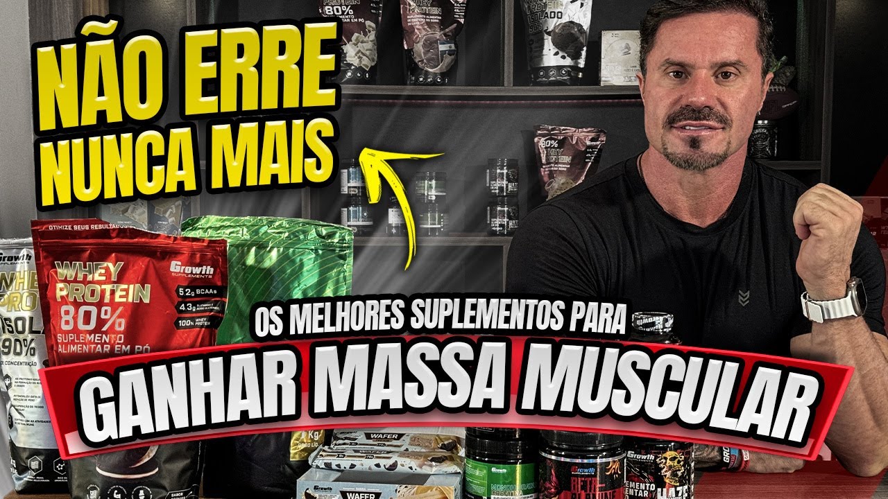 OS SUPLEMENTOS PERFEITOS PARA GANHO DE MASSA MUSCULAR