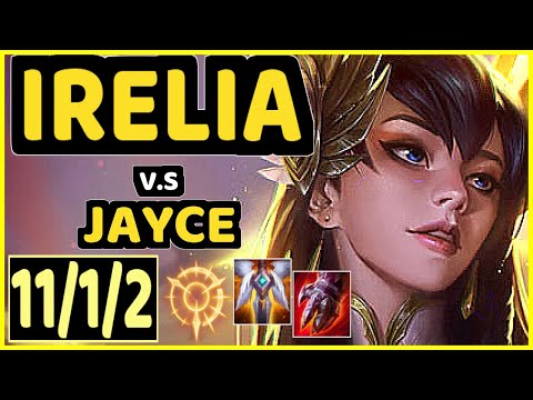 BROKEN BLADE (IRELIA) vs JAYCE - 11/1/2 KDA TOP GAMEPLAY - EUW Ranked DIAMOND