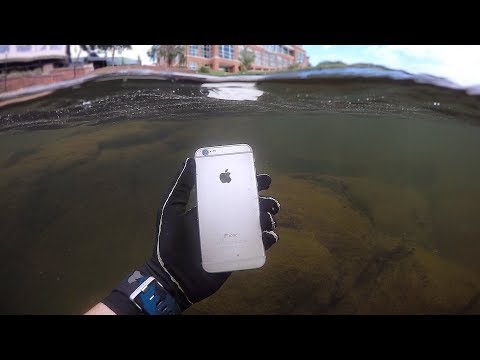 Found iPhone, Knife and Jewelry Underwater in River! (Scuba Diving) | DALLMYD Video