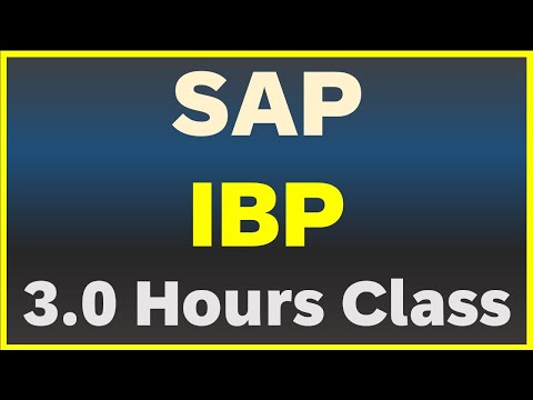 SAP IBP Training Demo Overview, Demand & Supply Planning, Configuration For Beginners & Consultants