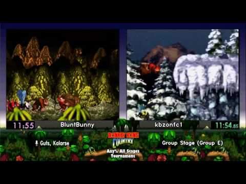 BluntBunny vs kbzonfc1.  Donkey Kong Country Tournament 2017